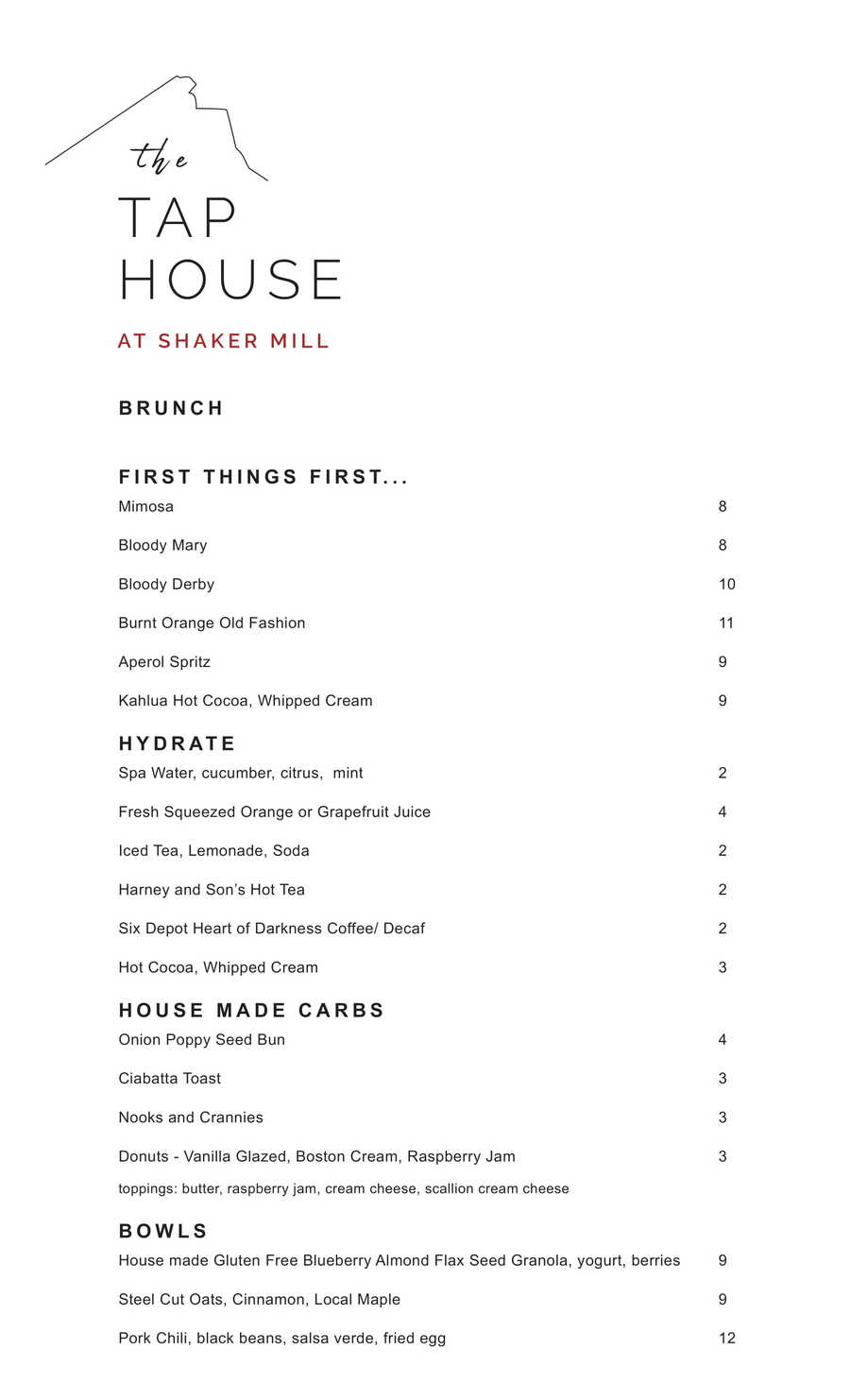 The Tap House at Shaker Mill